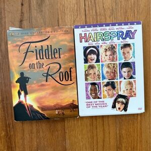 Musicals!!Fiddler on the Roof and Hairspray DVD Set